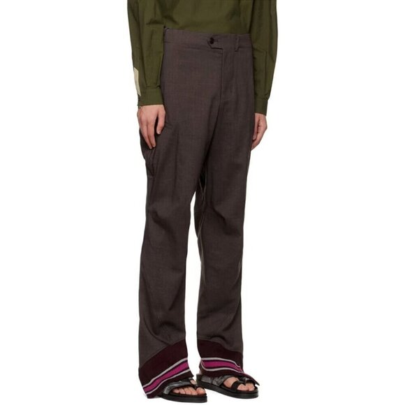 Kiko Kostadinov Valakas Cargo Pants 44 XS Brown Knit Cuff New - Picture 7 of 14